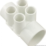 Manifold 2"S/2"Spg, (4) 3/4"S Ports